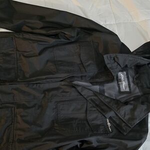 Eddie Bauer Men's Black Windbreaker